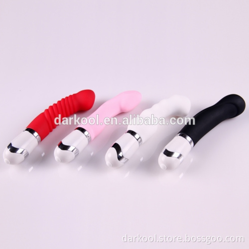 G002/Best ladies sex toys-medical grade soft silicone female vibrator black